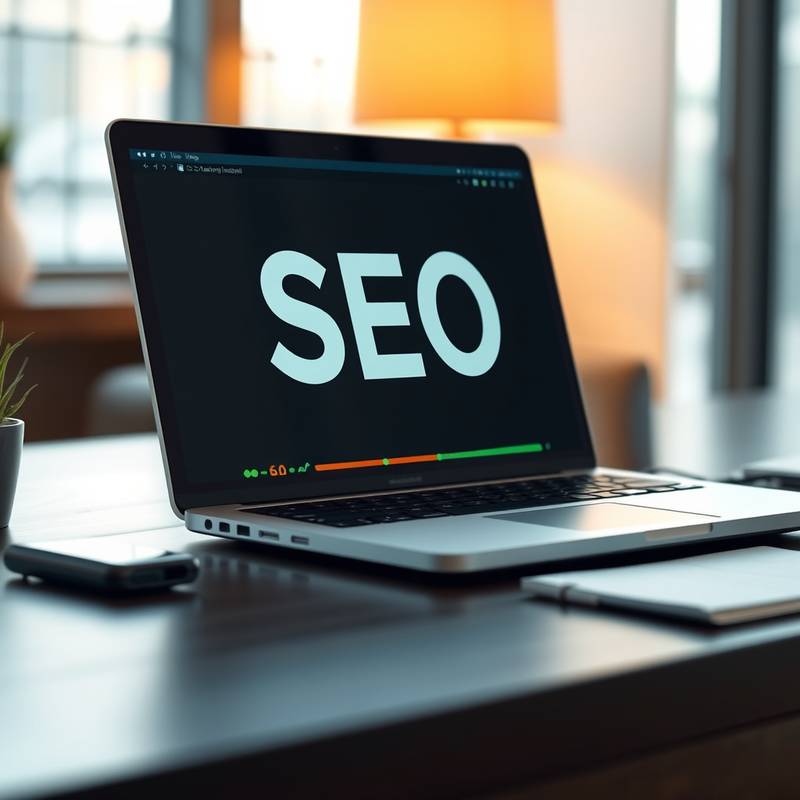 SEO Concept with Laptop